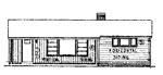 2 bedroom, 31' × 41' house - free plans