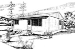 3 bedroom 28' × 46' low cost, passive solar house - free plans