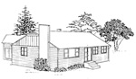 3 bedroom house - 28' × 54' - free plans
