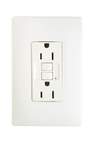 Decorative Wallplate Safelock Protection 1-Pack Ground Fault Circuit Interrupter Ivory UL Listed GFCI 20A Tamper Resistant Duplex Receptacle Standard Decorative Outlet with LED Indicator