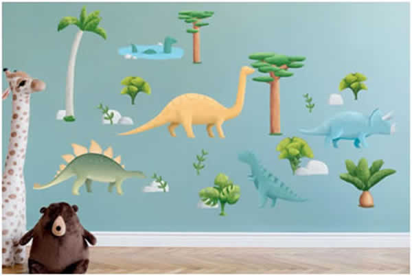 dinosaur wall picture