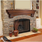 manufactured fireplace mantels