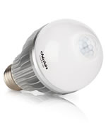LED bulb with built in motion detector