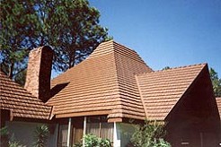 Metal roof looks like cedar shakes