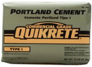 bag of Type I portland cement