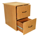 two drawer file cabinet plans