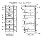 wooden file cabinet plans