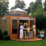 kitchen pavilion - free plans, drawings & instructions