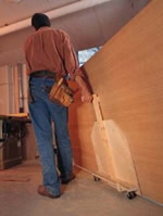 Plywood/drywall carrier