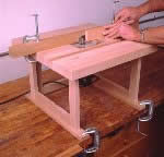 bench top router table