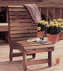 Deck outdoor chair plans