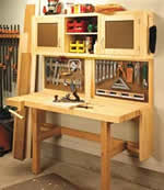fold down workbench - free plans, drawings and instructions