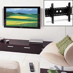 Flat panel TV, wall mounted