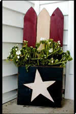 flag planter - free plans, drawings & instructions