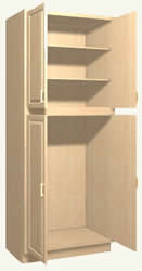 Kitchen Cabinets Wall Pantry Standard Stock Sizes