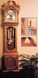 traditional grandfather clock