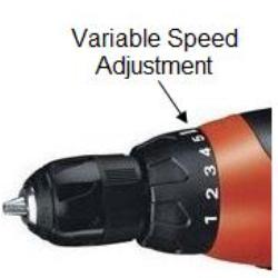 variable speed drill - collar