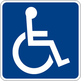 Wheelchair accessible logo