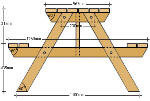 How To Make A Picnic Table - 19 Free Plans - Plans 1 - 8