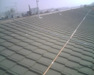 Brick Slips Installation Copper Wire For Roof Moss
