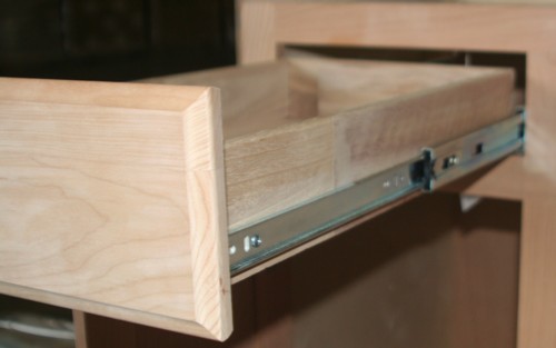 kitchen cabinet full extension drawer