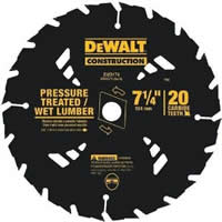 wet and pressure treated circular saw blade