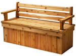 Outdoor Storage Benches Plans