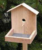 simple to build bird feeder