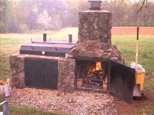 Outdoor Stone Barbecue Plans 118
