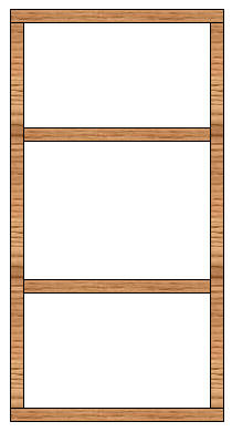 Cabinet face-frame for a built-in oven