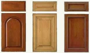 typical manufactured cabinet door and drawer fronts - 7 to 9