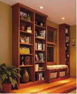 floor to ceiling bookcase plan
