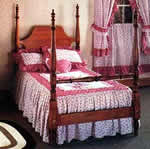 four poster english bed - free plans, drawings & instructions