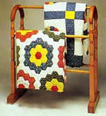 antique quilt display rack - free plans, drawings and instructions