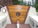 handmade 3 board boat door