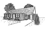 3 bedroom, 26' × 40' house - free plans