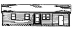 3 bedroom house - 26' × 47' - free plans
