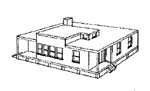 3 bedroom, 34' × 41' house - free plans