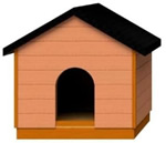3' x 3' Dog House