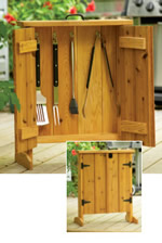 barbecue tool cabinet