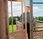 cedar screen door