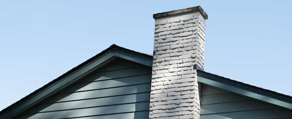 white brick chimney