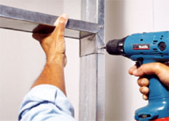 Cutting and bending steel for top of door or window frame
