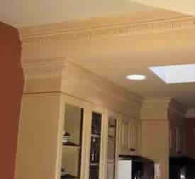 crown molding inside home 1