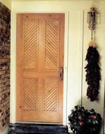 Handmade entry doors