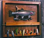 make fishing lure rack
