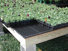 manufactured greenhouse bench