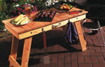 barbecue grill table