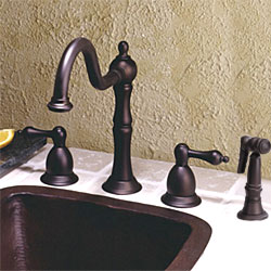 Sink faucet with sprayer