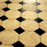 limestone tile floor
